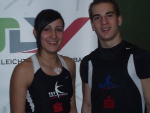 Anna Oberer
und Dominik Wengust beim Indoor TWO