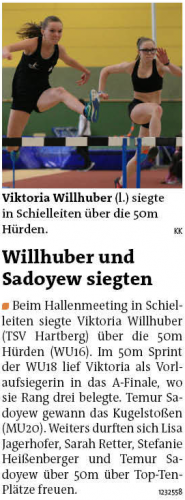 11.02.2015: Woche - Willhuber und Sadoyew siegten