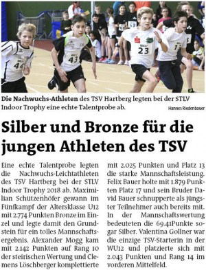 STLV Indoor Trophy 2018 - TSV Hartberg