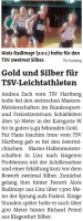 Woche 08.03.2023 - Gold und Silber für TSV-Leichtathleten