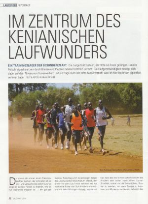 Laufsport Marathon 5/10 - Kenia Teil 1