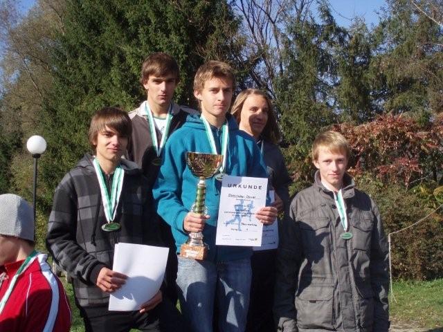 Siegreich Oberstufenmannschaft der Burschen des Gymnasiums Hartberg